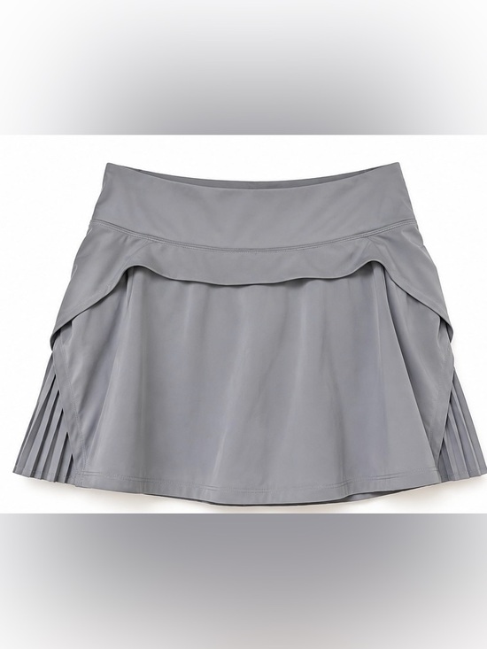lululemon athletica Dresses & Skirts - Lululemon Play Off The Pleats Skirt 13” Gray Pleated Running Tennis Skort